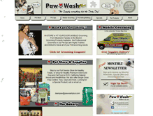 Tablet Screenshot of pawwashplus.com